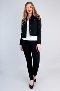 Jones Jacket, Black, Modal  - Final Sale