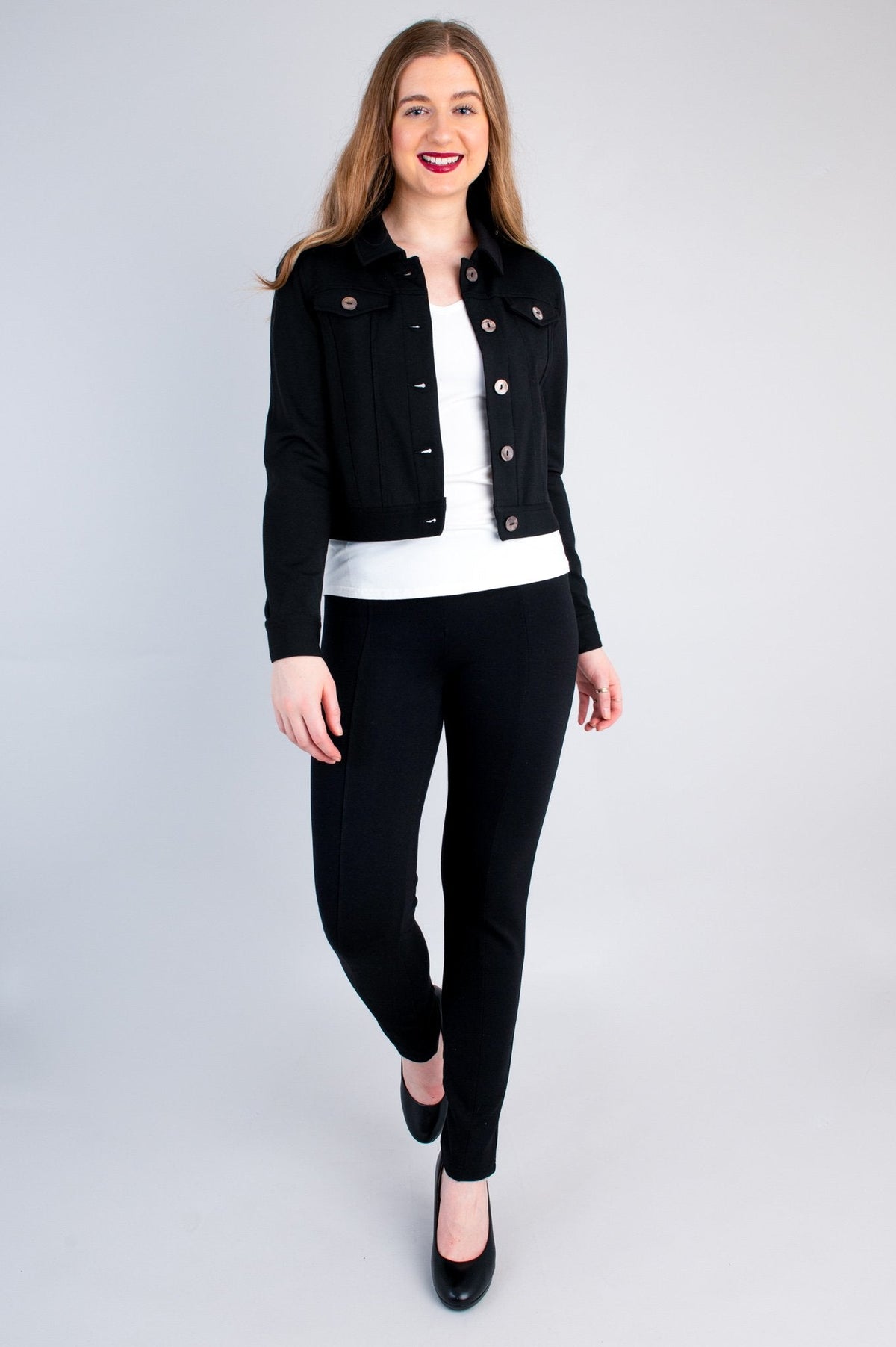 Jones Jacket, Black, Modal  - Final Sale