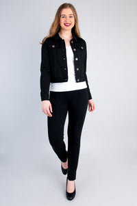 Jones Jacket, Black, Modal  - Final Sale