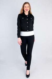 Jones Jacket, Black, Modal  - Final Sale