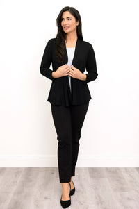 Kathy Jacket, Black, Bamboo