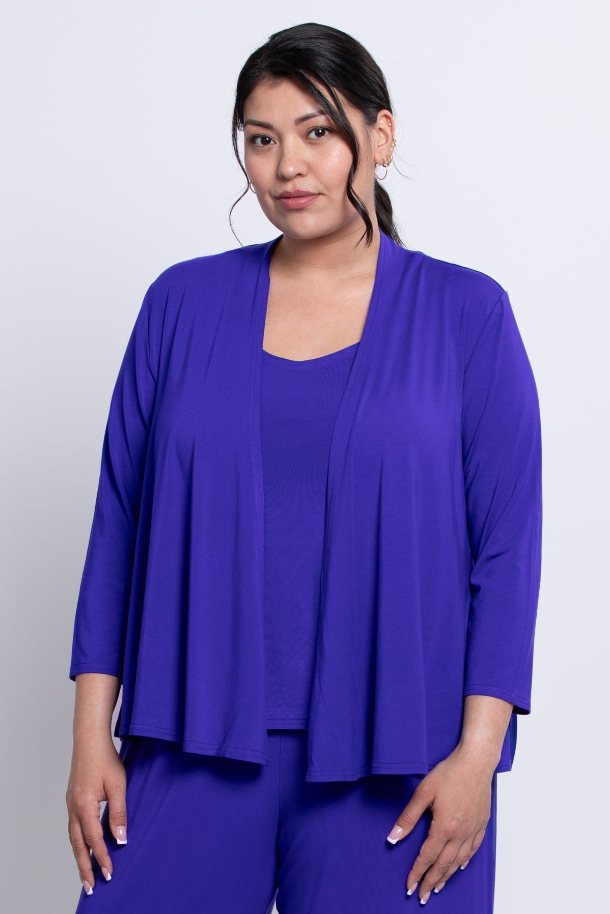Kathy Jacket, Violet, Bamboo