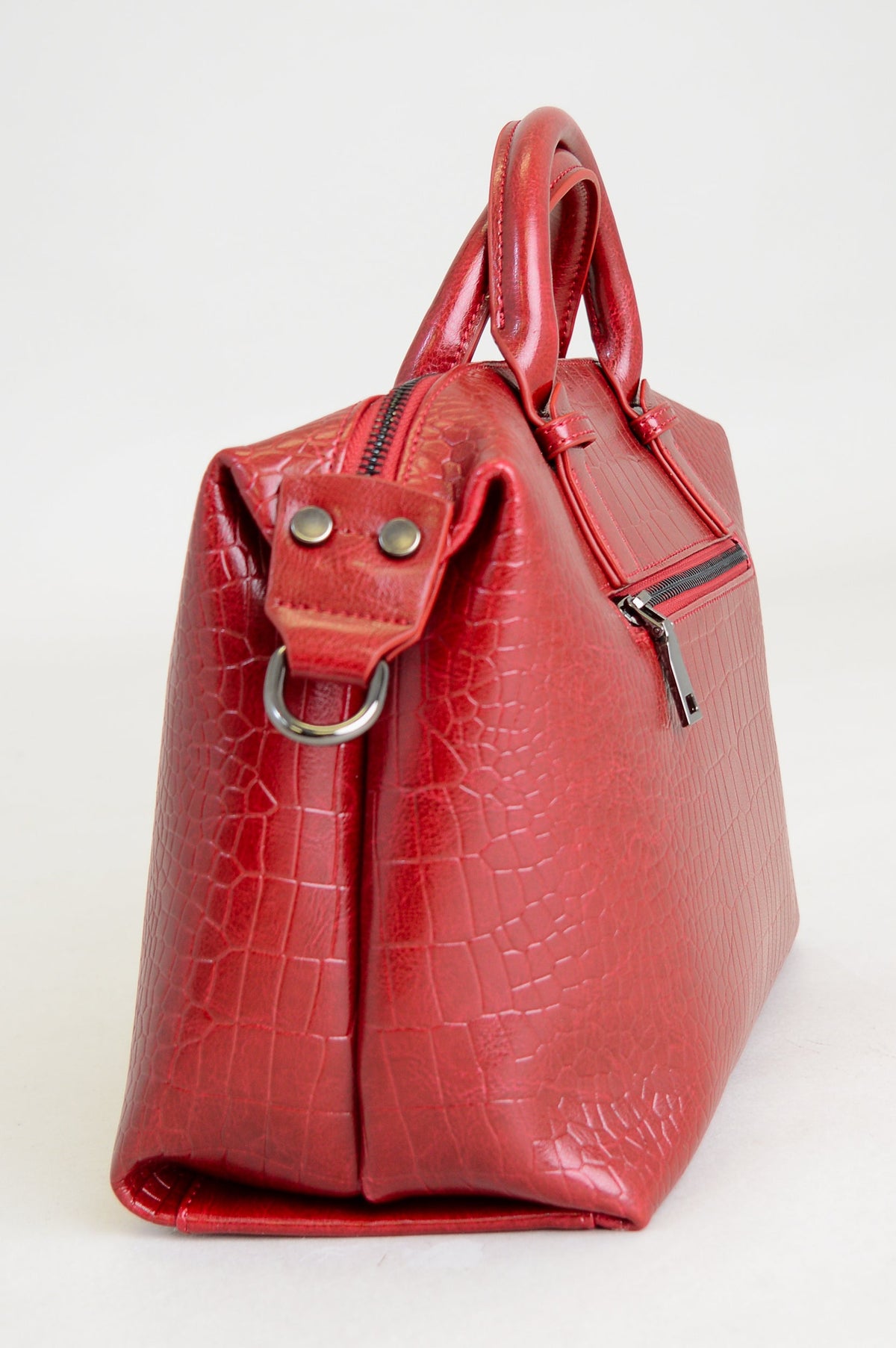 Kimmy Handbag, Red, Leather