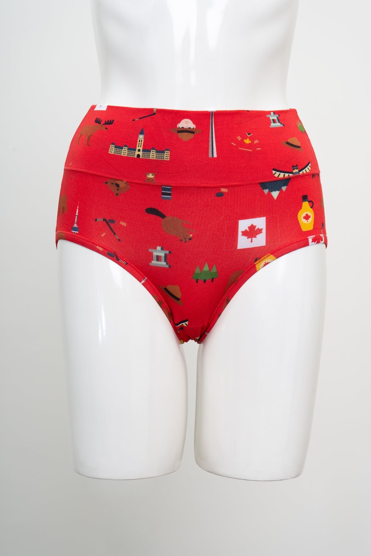 La Gaunche, Red Canada Print, Bamboo