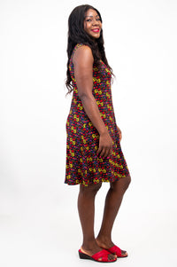 Lanai Sleeveless Midi Dress, Summerland, Bamboo - Final Sale