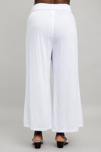 Landon Capri, White, Linen Bamboo - Final Sale