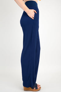 Landon Pant, Indigo, Linen Bamboo