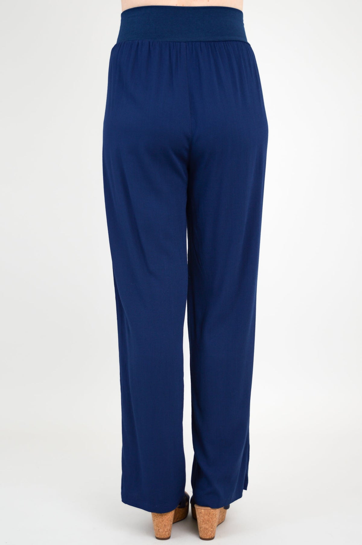 Landon Pant, Indigo, Linen Bamboo