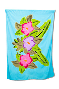 Hand Painted Sarong, Pastel Mangola