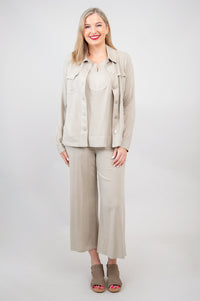 Lauren Jacket, Sand, Linen Bamboo - Final Sale