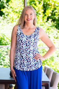 Roberta Tank, Moon Dance, Bamboo- Final Sale