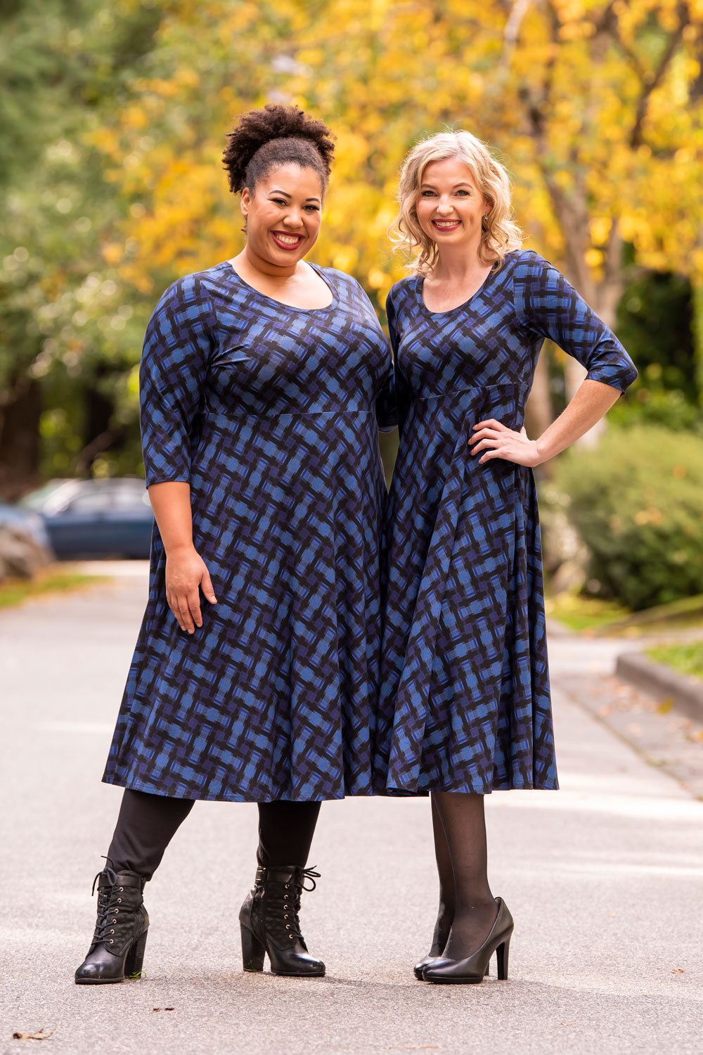 Stella Dress, Scottish Isles, Bamboo - Final Sale