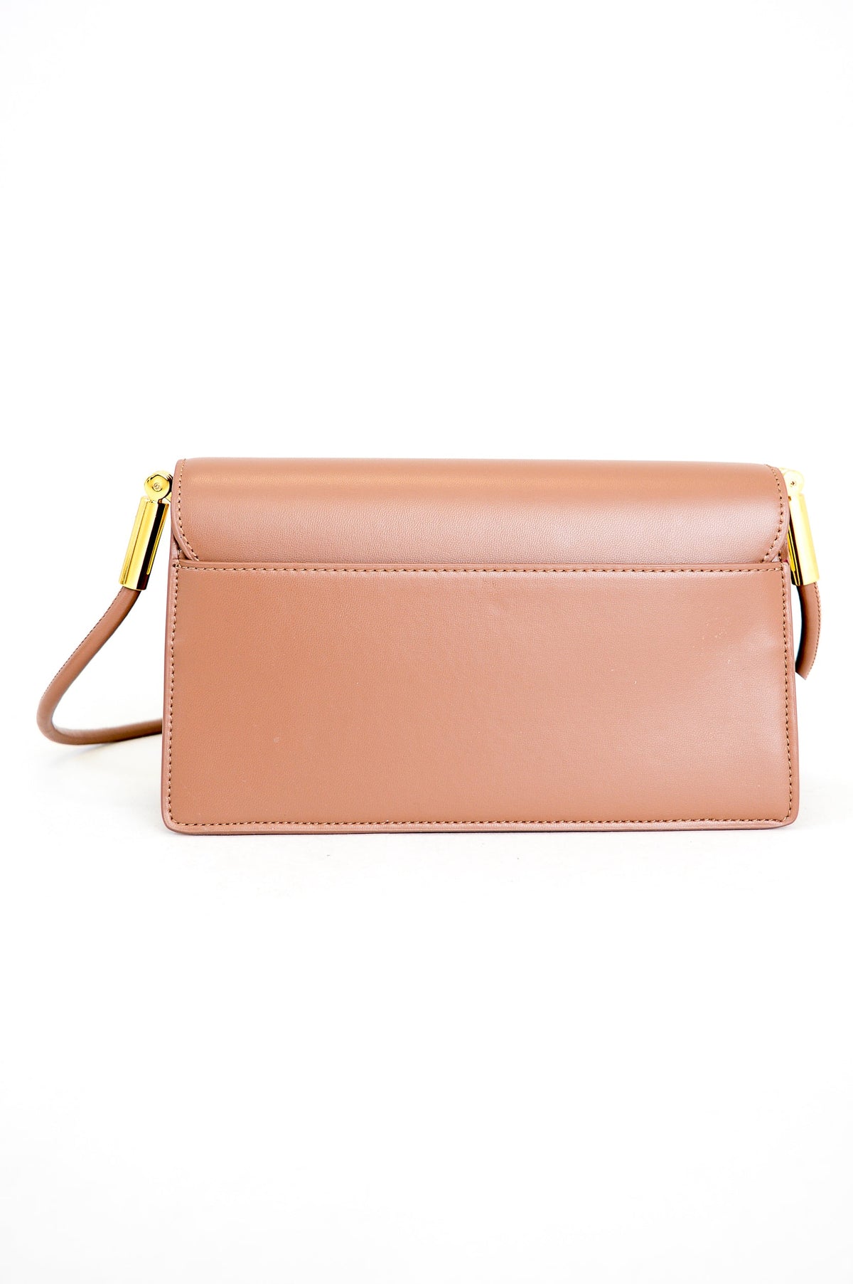 Lina Bag, Brown, Leather