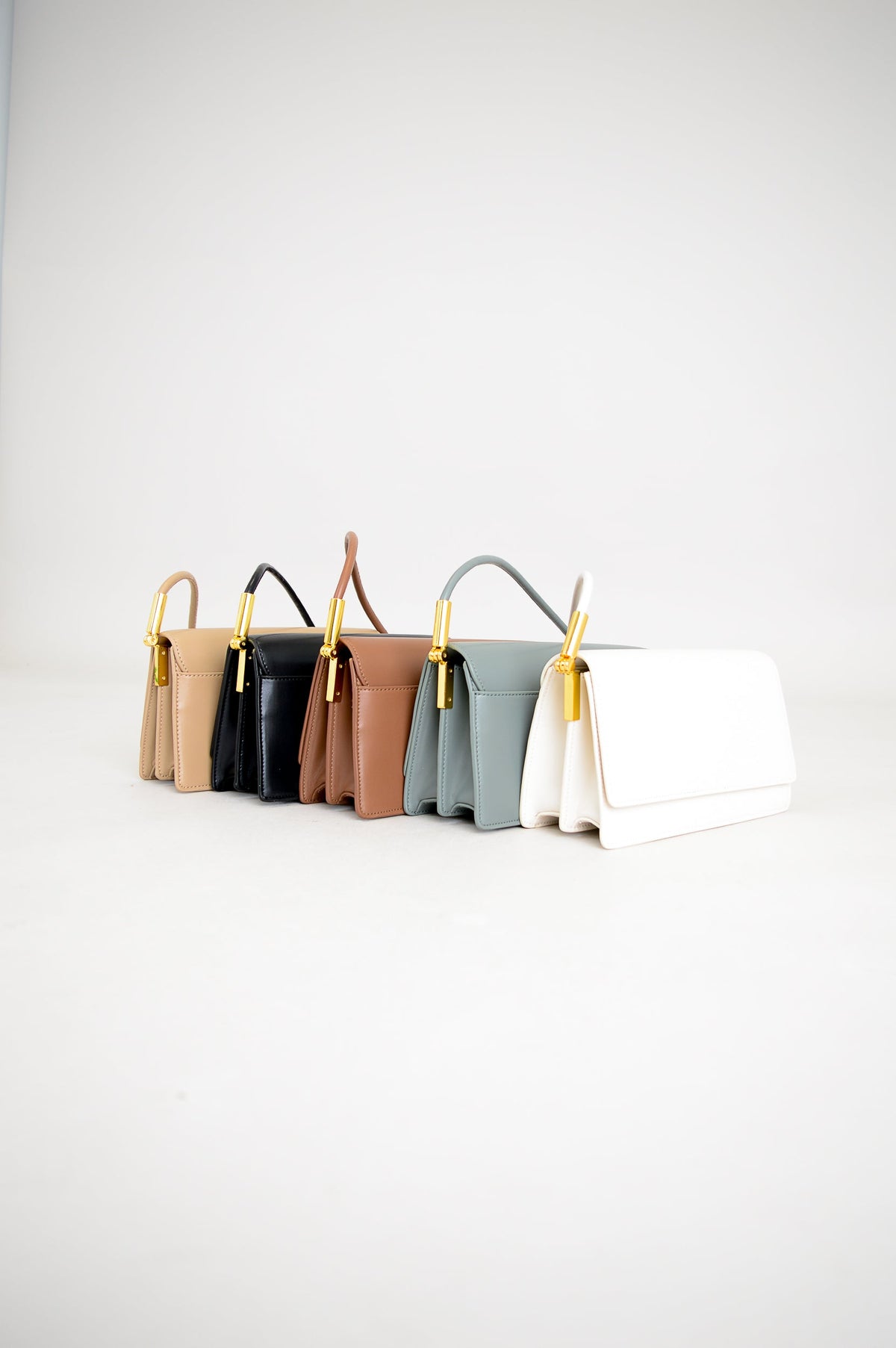 Lina Bag, Brown, Leather