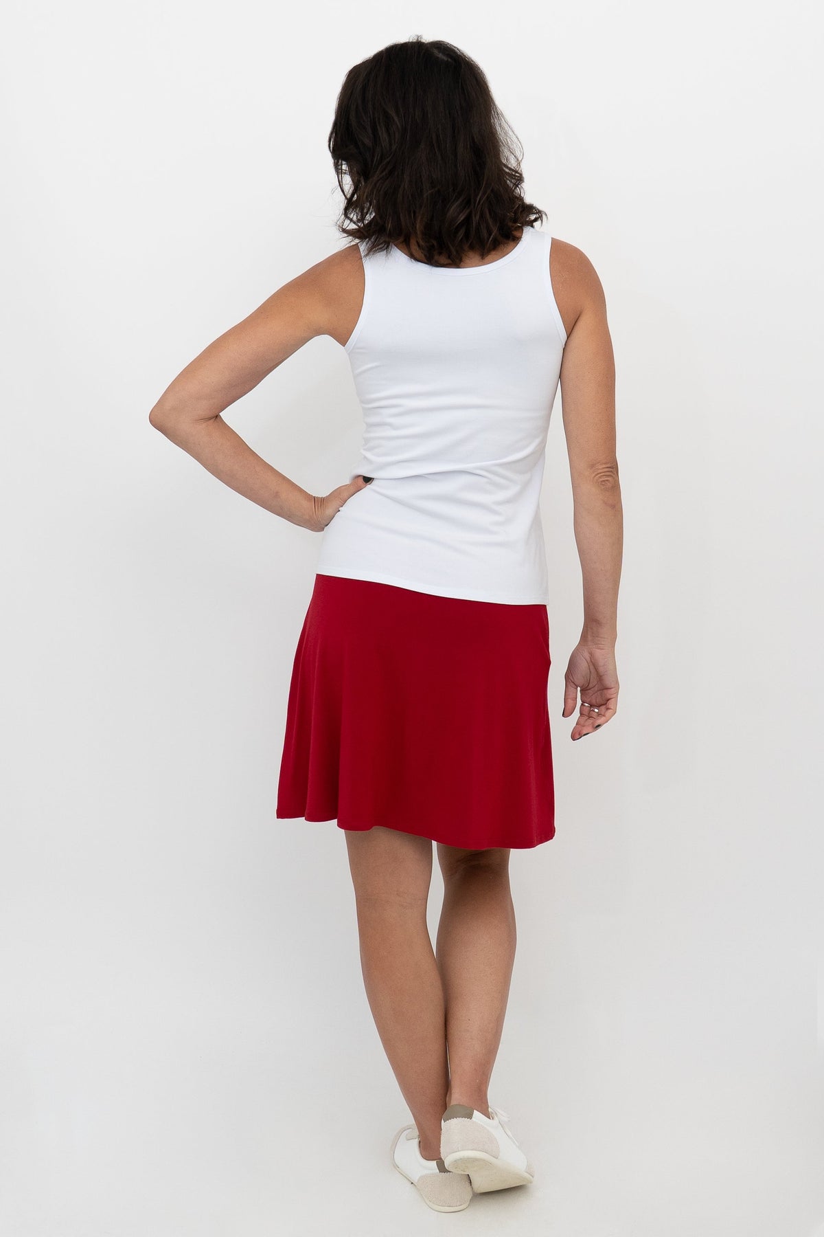 Magna Skort, Lipstick, Bamboo