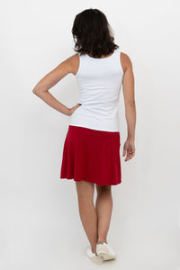 Magna Skort, Lipstick, Bamboo