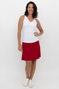 Magna Skort, Lipstick, Bamboo