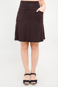 Magna Skort, Coffee, Bamboo