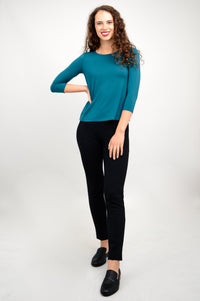 Margorie Top, Teal, Bamboo - Final Sale