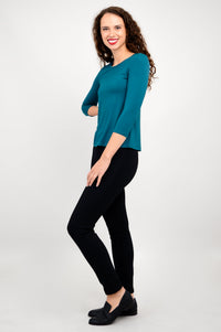 Margorie Top, Teal, Bamboo - Final Sale