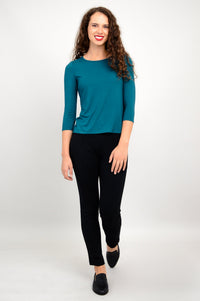Margorie Top, Teal, Bamboo - Final Sale
