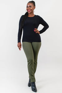 Mariah Top, Black, Bamboo- Final Sale