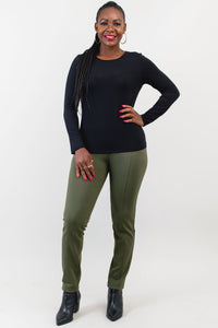 Mariah Top, Black, Bamboo- Final Sale