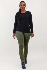 Mariah Top, Black, Bamboo- Final Sale
