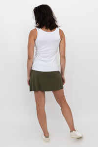 Melly Skort, Khaki, Bamboo
