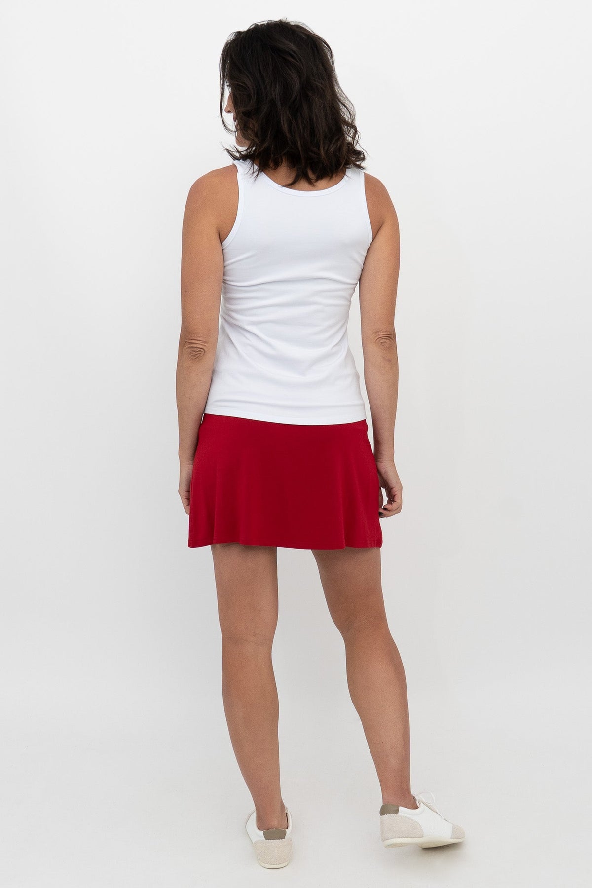 Melly Skort, Lipstick, Bamboo