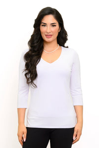 Mia Top, Snow White, Bamboo