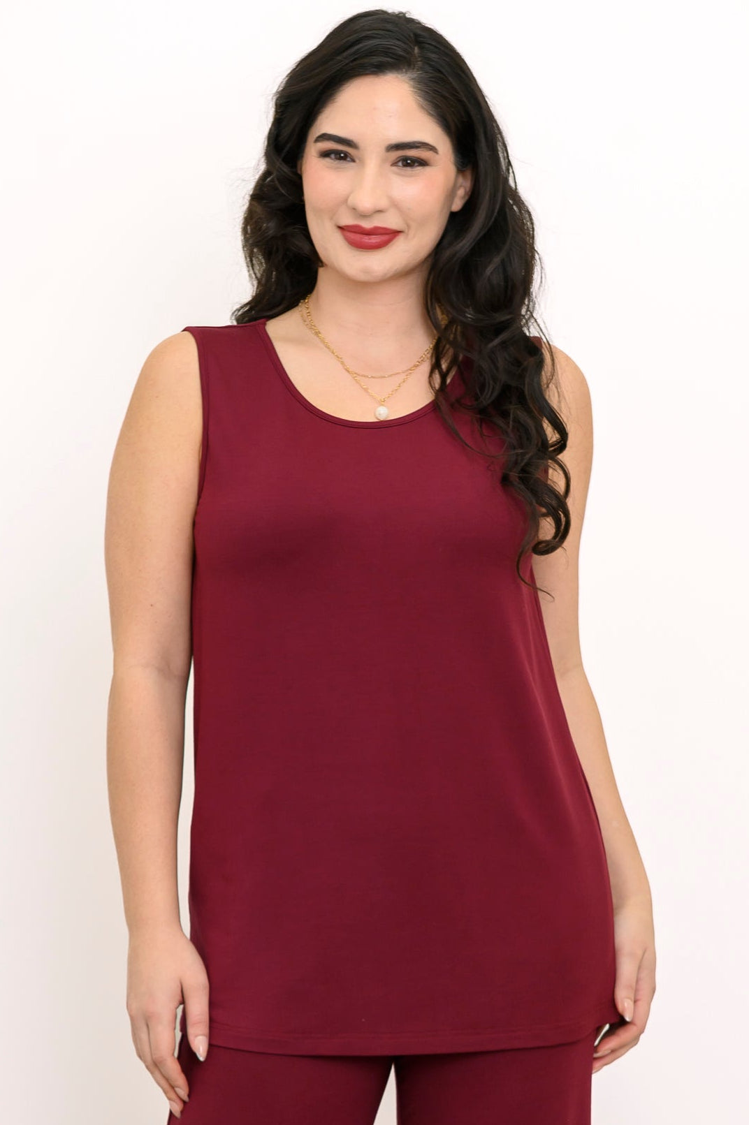 Modern Tank, Black, French Terry