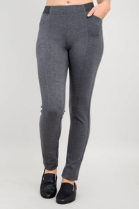 Nadia Petite Pant, Granite, Modal