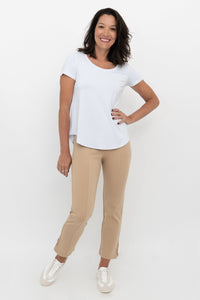 Nadine Crop, Natural, Modal