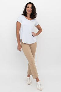 Nadine Crop, Natural, Modal