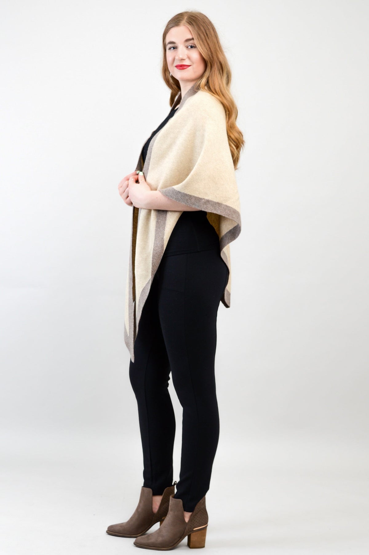 Necessity Shawl, Cream, Cashmere