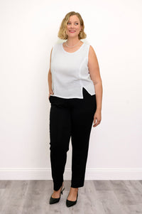 Orla Tank, White, Cotton Gauze
