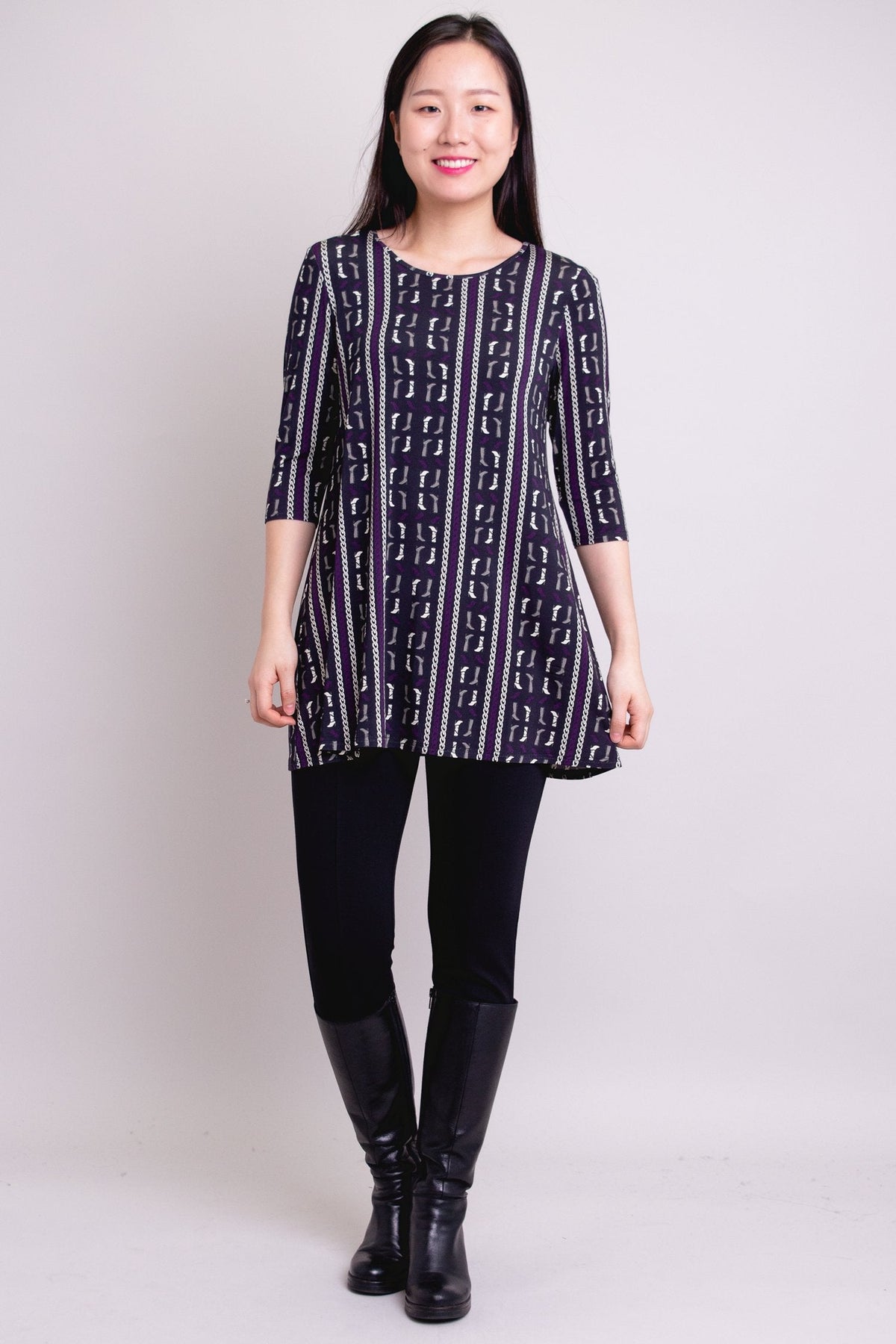 Perfect Tunic, Barbie Bling, Bamboo- Final Sale