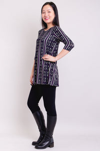 Perfect Tunic, Barbie Bling, Bamboo- Final Sale