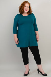 Perfect Tunic, Teal, Bamboo - Final Sale
