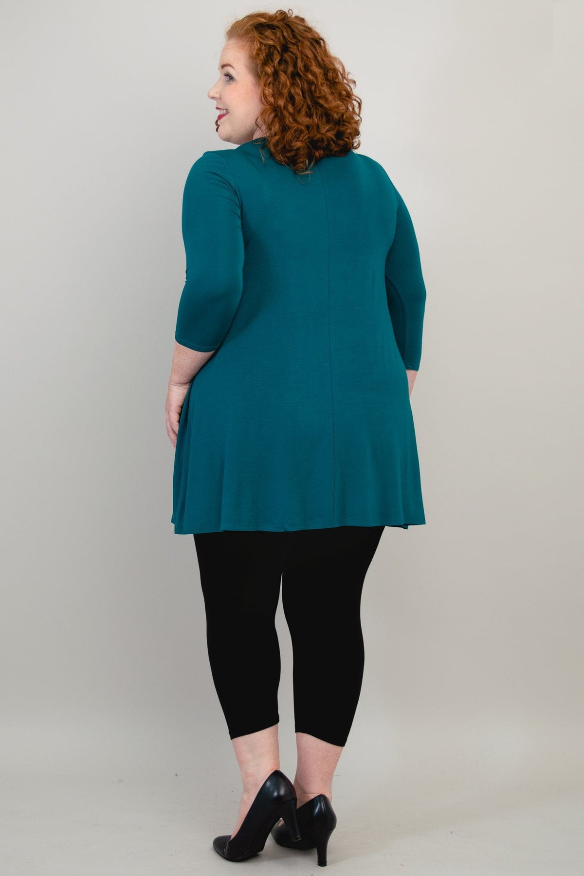 Perfect Tunic, Teal, Bamboo - Final Sale