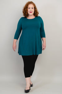Perfect Tunic, Teal, Bamboo - Final Sale