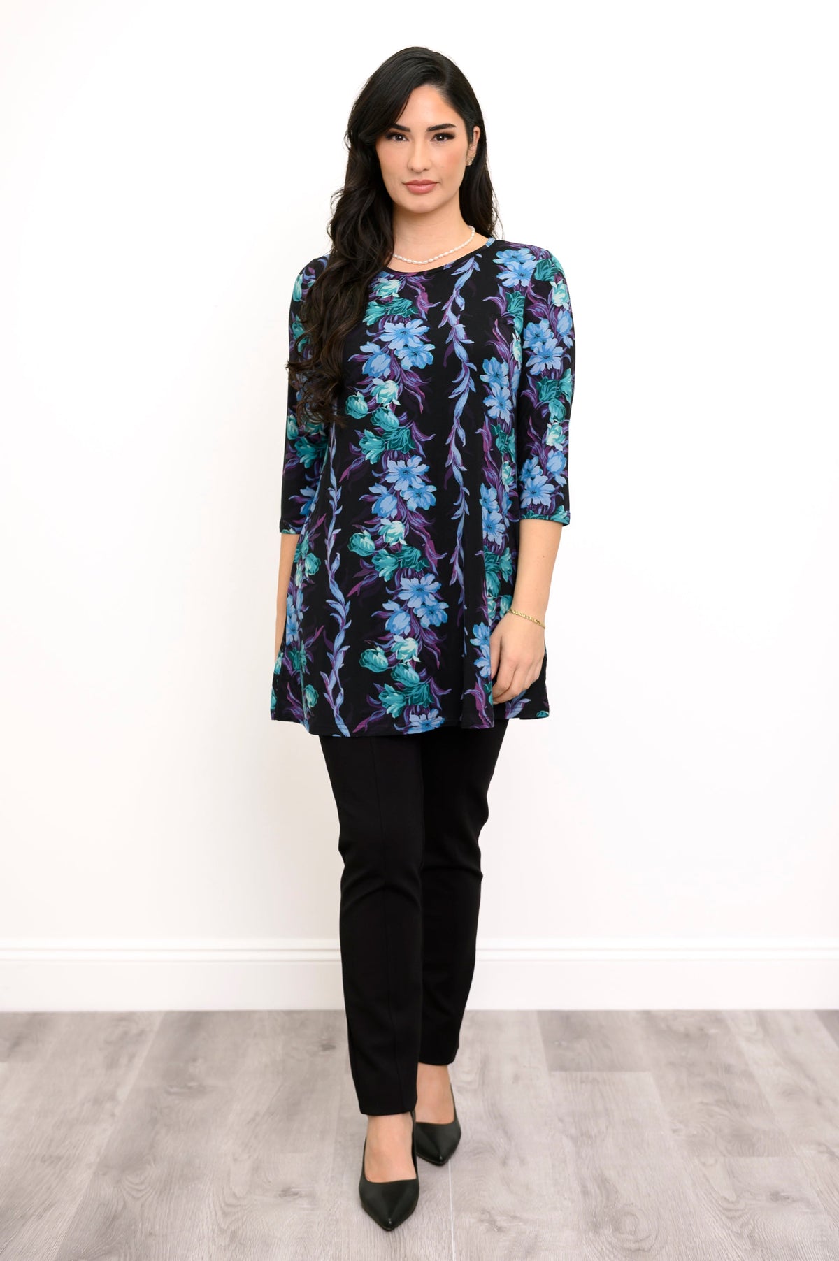 Perfect Tunic, Blue Hour, Bamboo