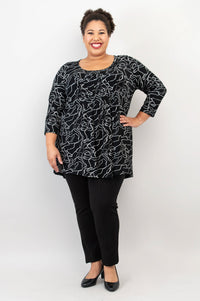 Peyton Top, Art Expo, Bamboo - Final Sale