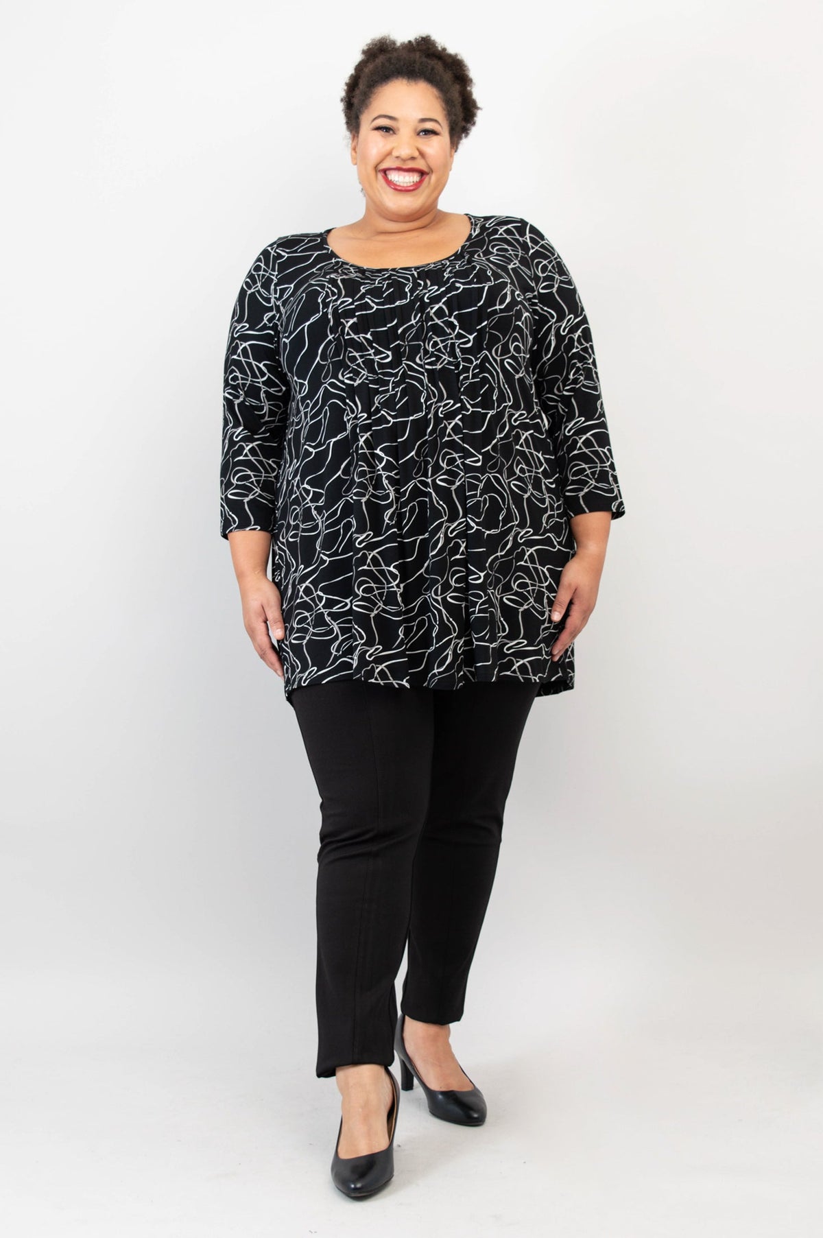 Peyton Top, Art Expo, Bamboo - Final Sale