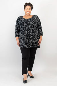 Peyton Top, Art Expo, Bamboo - Final Sale