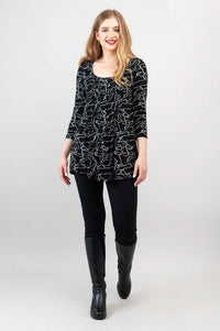 Peyton Top, Art Expo, Bamboo - Final Sale