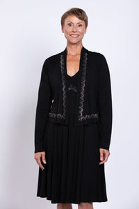 Pipa Jacket, Black Diamond, Bamboo - Final Sale