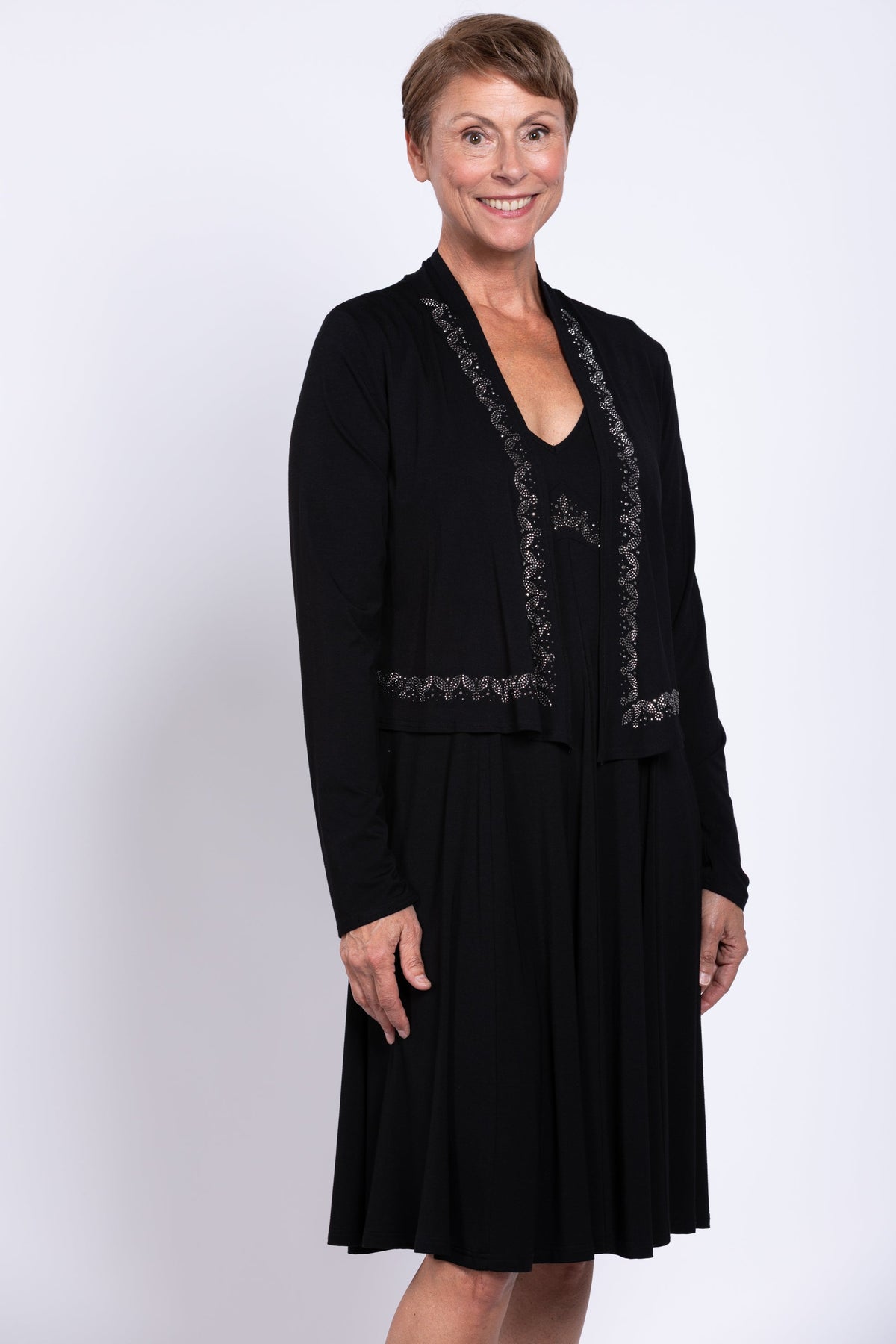 Pipa Jacket, Black Diamond, Bamboo - Final Sale