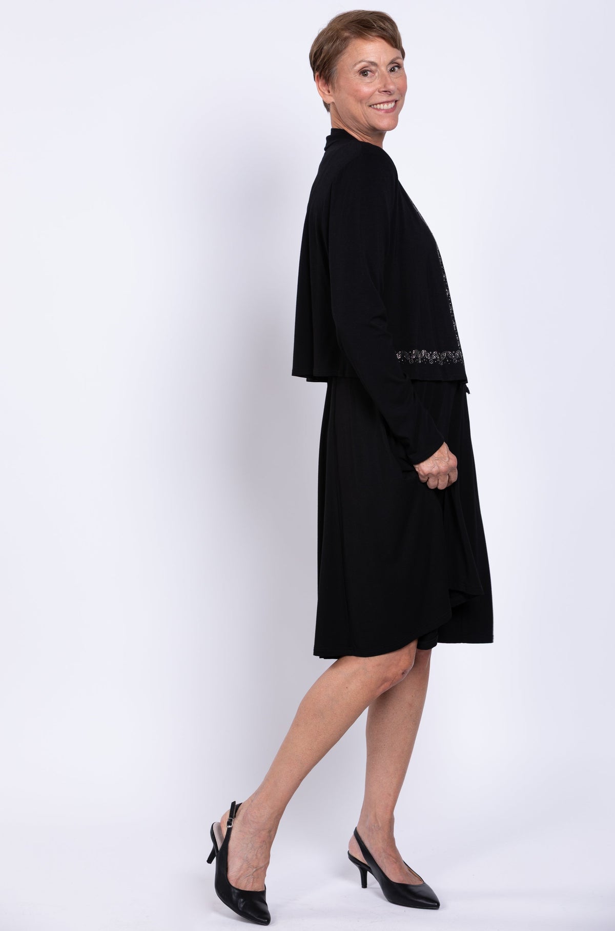 Pipa Jacket, Black Diamond, Bamboo - Final Sale